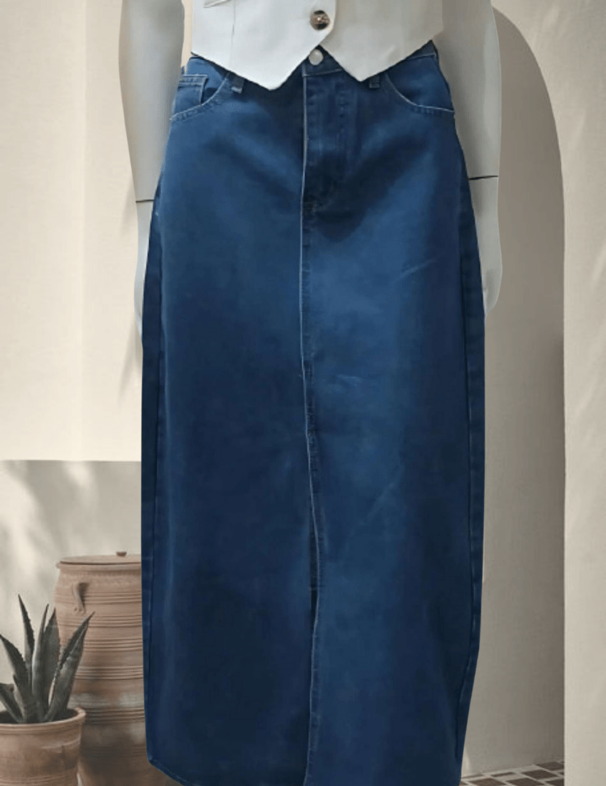 Falda Denim Classic Blue