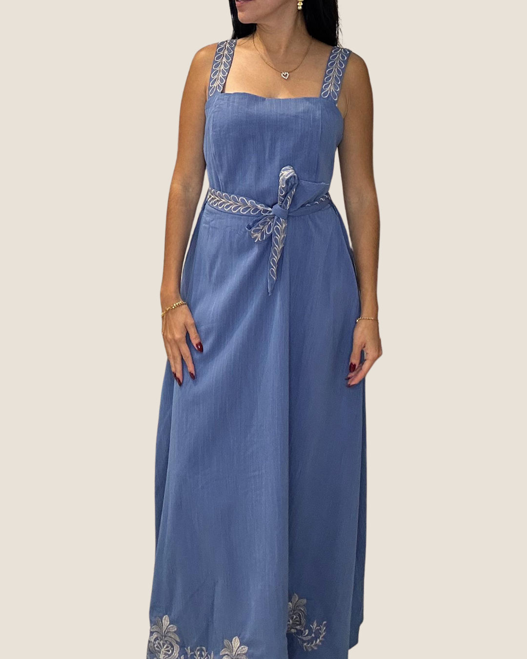 Vestido en color Demin
