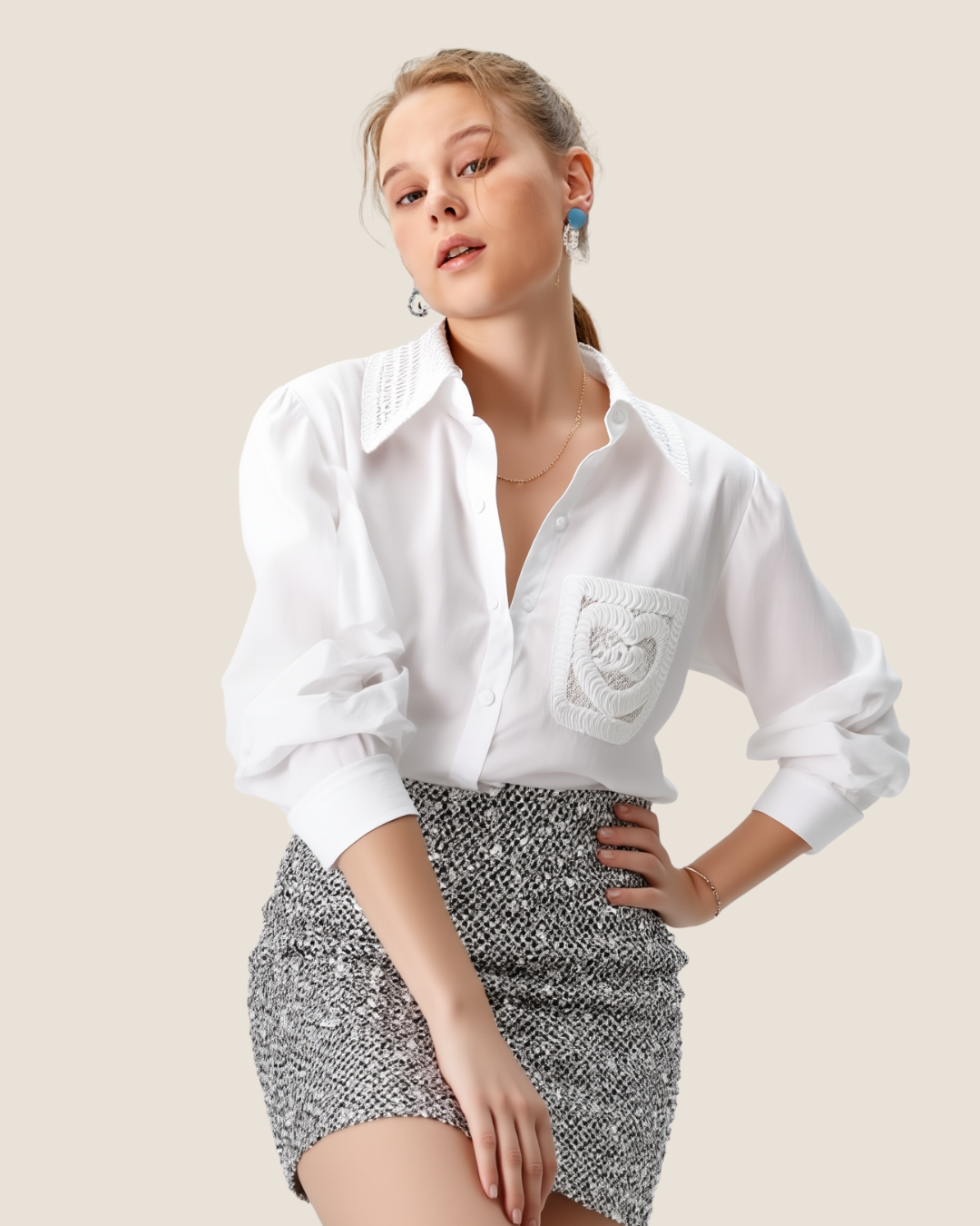 Blusa Mangas largas