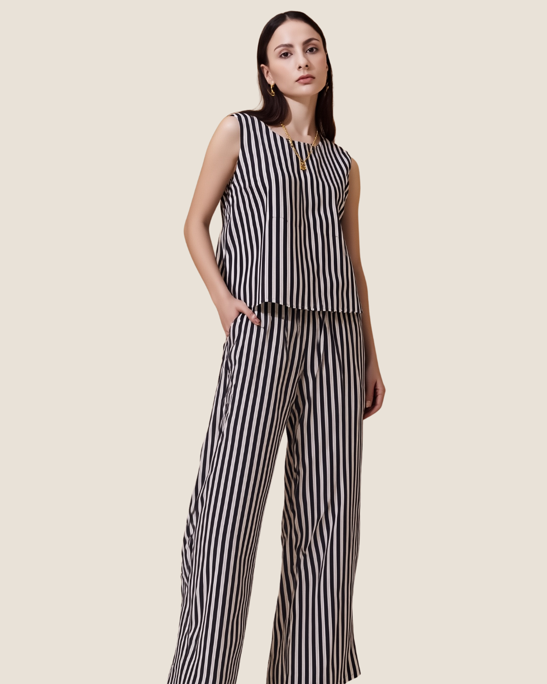 Pantalón de rayas