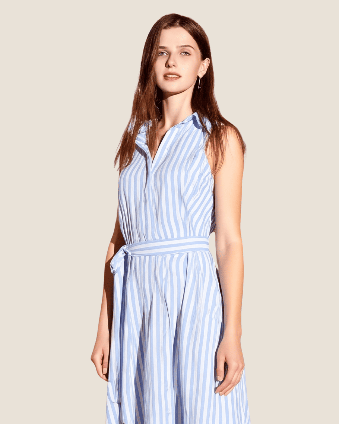 Vestido de verano a rayas