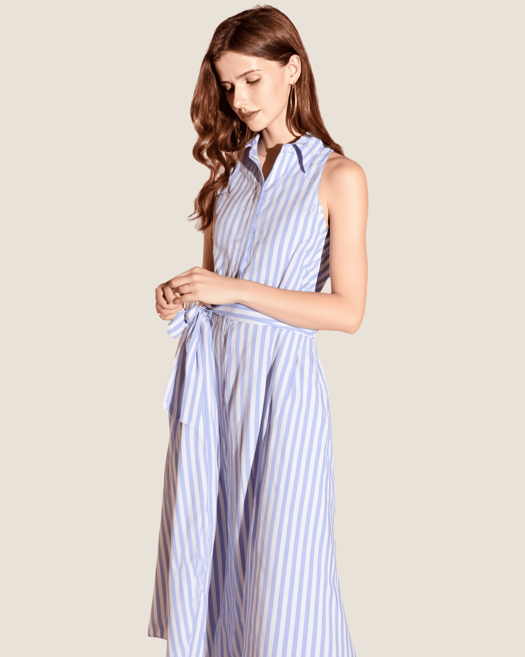 Vestido de verano a rayas