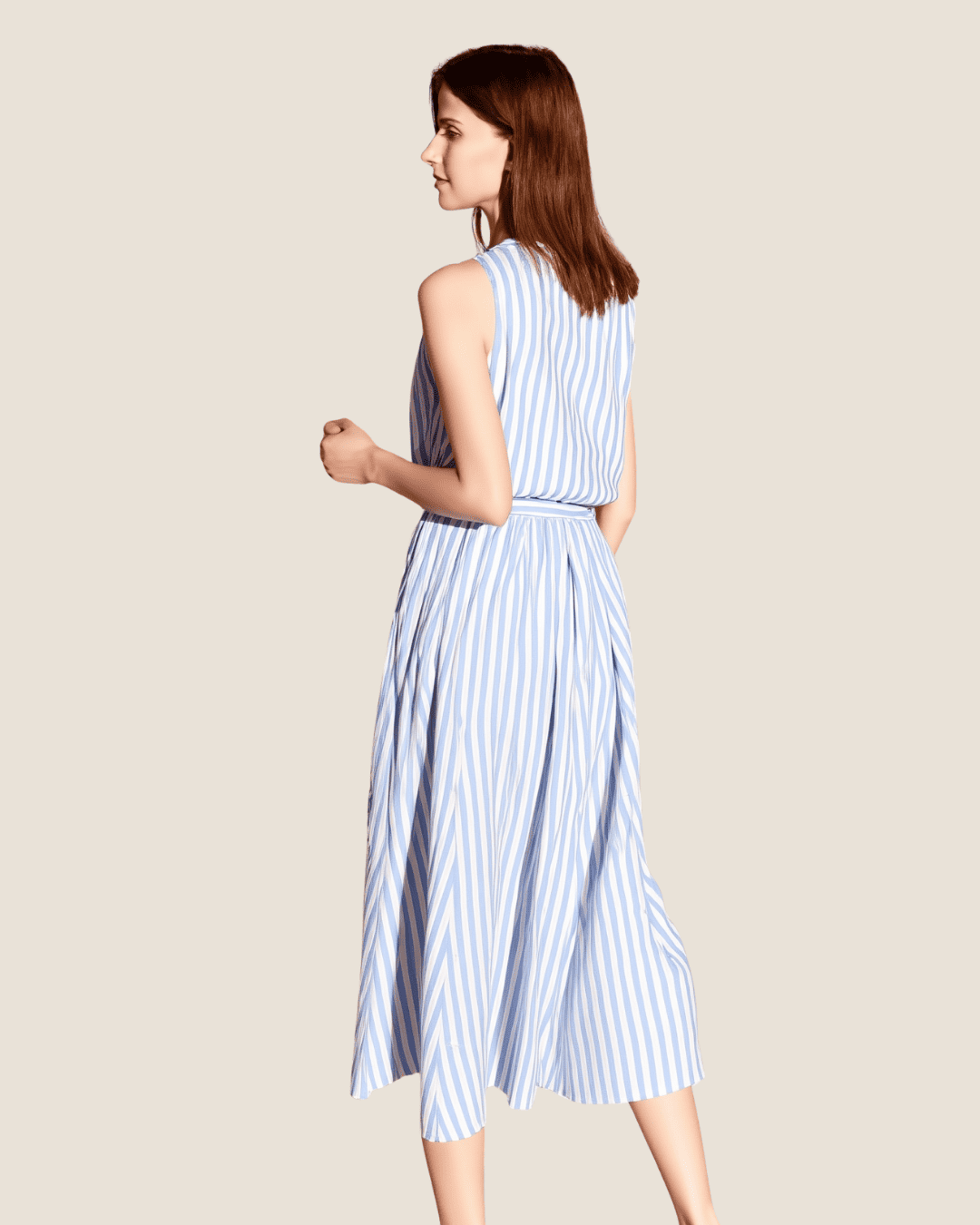 Vestido de verano a rayas