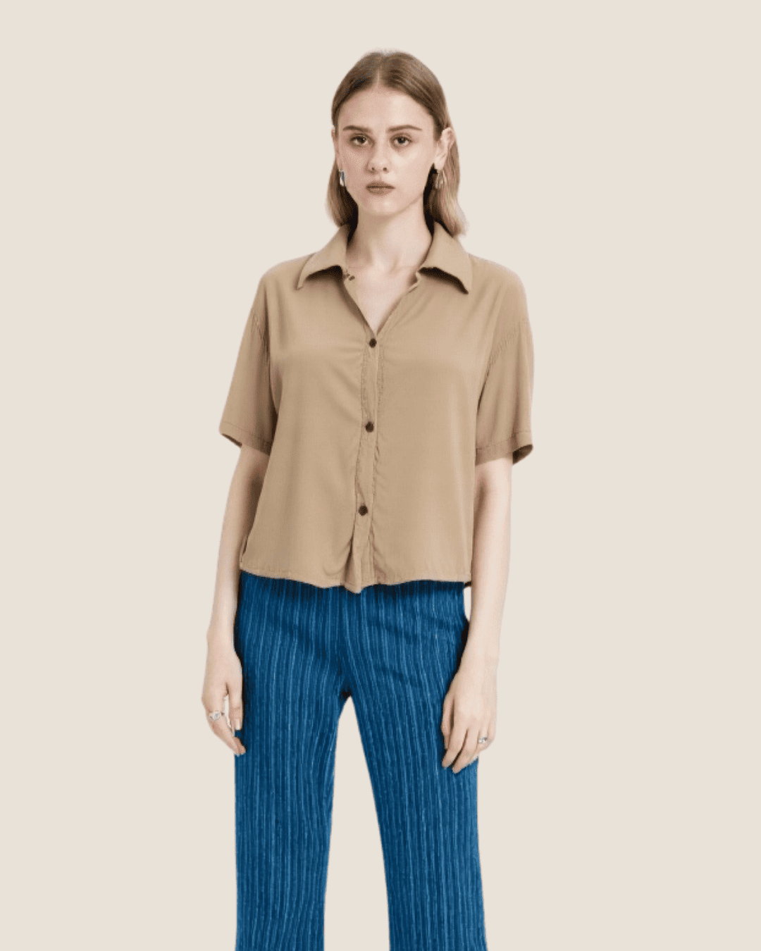 Camisa de mangas cortas